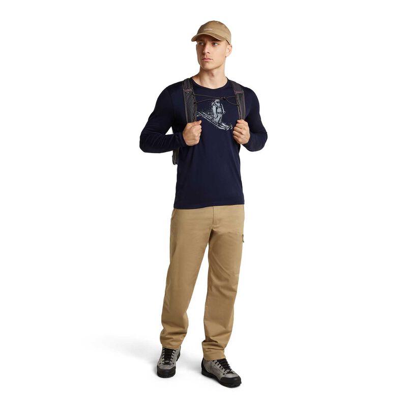 Icebreaker M Merino 200 Oasis LS Crewe Skiing Yeti image number 7